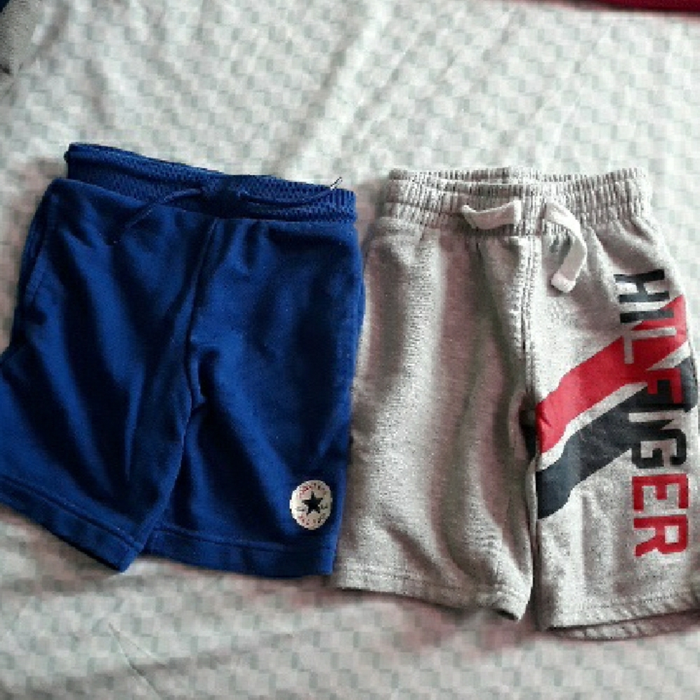 Tommy Hilfiger Kids' Shorts - Gray and Blue